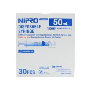 P-6783 - EF0801-02-501 ไซริงค์หัวข้าง NIPRO 50 ML. 30 ชิ้น 1