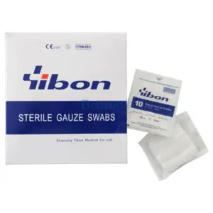 P-3504 - GAUZE STERILE 3x3นิ้ว YIBON 10 ชิ้น