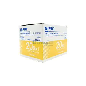 เข็มฉีดยา NIPRO 20G x 1" [100 ชิ้น/กล่อง] - Image 4