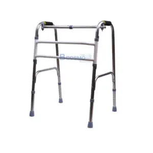 EW0207 - ที่หัดเดินแบบพับได้ WALKER สีเงิน