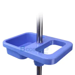 P-7246 EB0104 - เสาน้ำเกลือแบบ 5 แฉก 4 หู ถาดสี่เหลี่ยมมือจับ