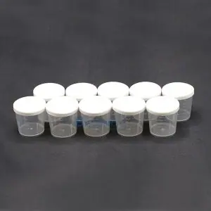 MT0048-ถ้วยพลาสติกมีฝาครอบ 30 ml.