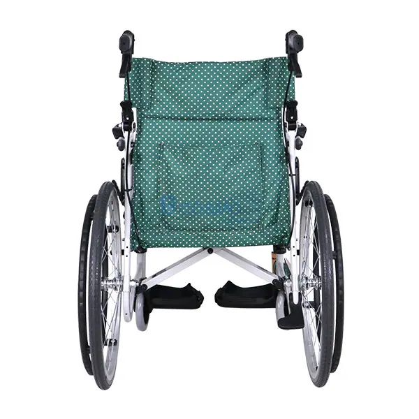 รถเข็นวีลแชร์ อะลูมิเนียมอัลลอย SOMA SM-250.5 F20 สีเขียว