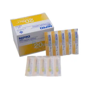 เข็มฉีดยา NIPRO 20G x 1" [100 ชิ้น/กล่อง] - Image 3