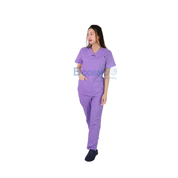 ชุดเจ้าหน้าที่ทางการแพทย์ ANNO สีม่วง - Image 4
