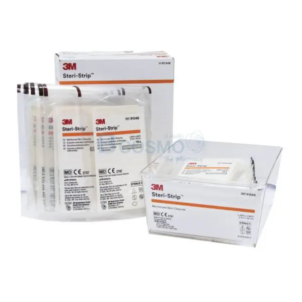 แผ่นเทปสเตอไรด์ 3M Steri-Strip 6x100 mm. [50 แผ่น/กล่อง]