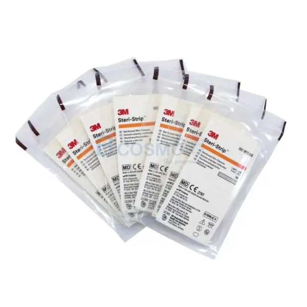 แผ่นเทปสเตอไรด์ 3M Steri-Strip 6x100 mm. [50 แผ่น/กล่อง]