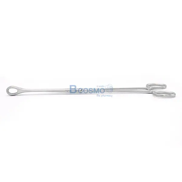 คีมจับผ้าก๊อซปลายตรง Sponge holding forceps Str. 25 cm.