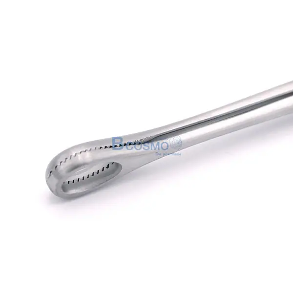 คีมจับผ้าก๊อซปลายตรง Sponge holding forceps Str. 25 cm.