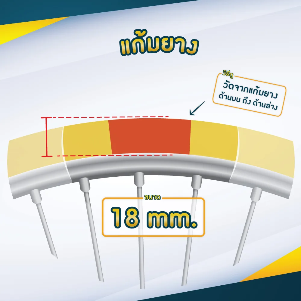 ยางอะไหล่รถเข็น 24x1 นิ้ว สีดำ