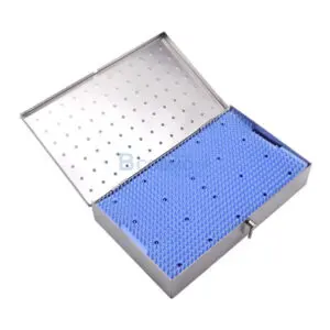 กล่องใส่เครื่องมือ นึ่งฆ่าเชื้อ สแตนเลส แผ่นซิลิโคน  252x152x46 mm. - Image 6