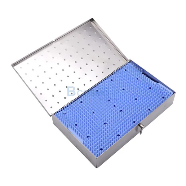 กล่องใส่เครื่องมือ นึ่งฆ่าเชื้อ สแตนเลส แผ่นซิลิโคน  252x152x46 mm. - Image 6