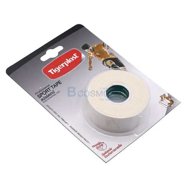 เทปพยุงกล้ามเนื้อ 1010 TIGERPLAST SPORT 1 นิ้วx10 หลา สีขาว
