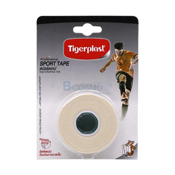 เทปพยุงกล้ามเนื้อ 1010 TIGERPLAST SPORT 1 นิ้วx10 หลา สีขาว