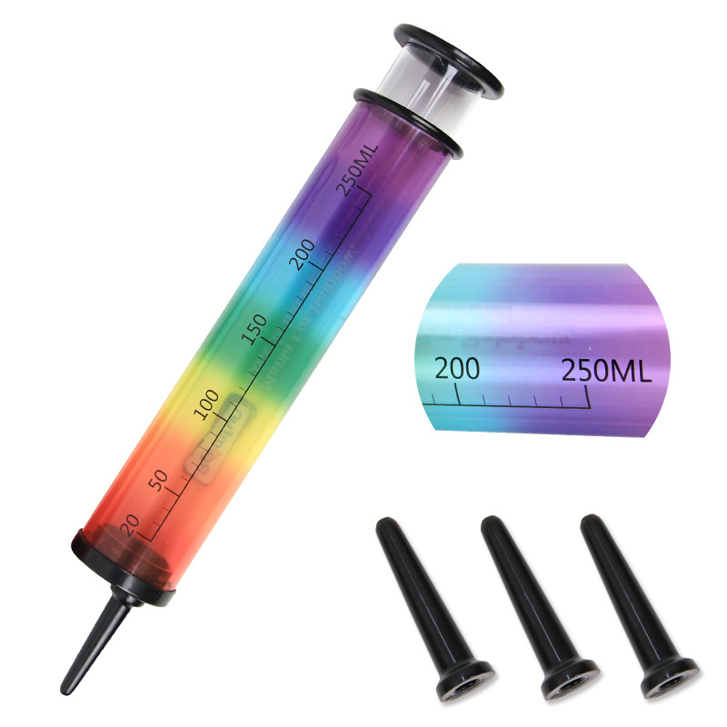 ไซริงค์สวนล้าง SYRINGE Roomfun 250 ml. สีรุ้ง
