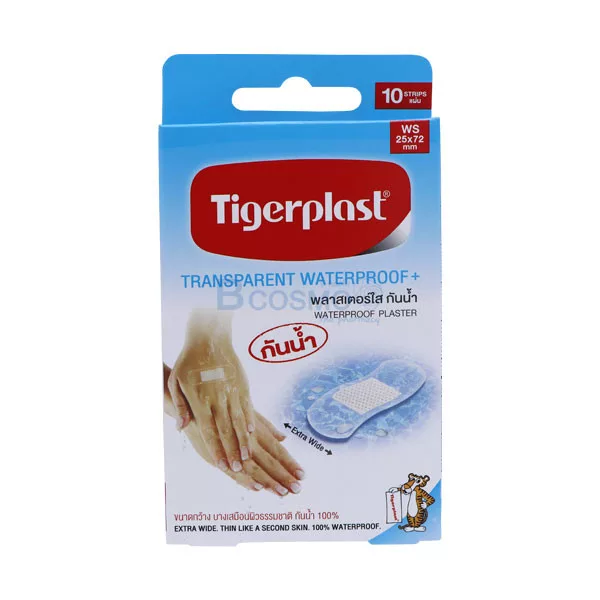 พลาสเตอร์ใส กันน้ำ Tigerplast