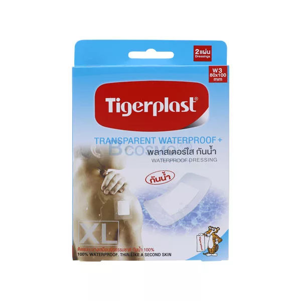 พลาสเตอร์ใส กันน้ำ Tigerplast