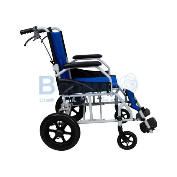 รถเข็นเหล็ก Y863 ล้อ 12 นิ้ว สีน้ำเงิน