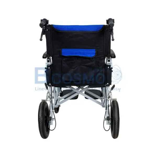 รถเข็นเหล็ก Y863 ล้อ 12 นิ้ว สีน้ำเงิน