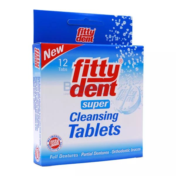 เม็ดฟู่ล้างฟันปลอม FITTY DENT