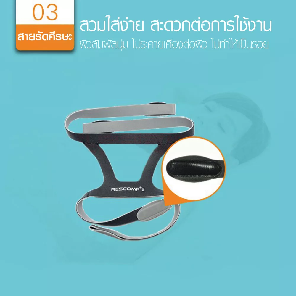 หน้ากากช่วยหายใจ RESCOMF NM-002-TM หน้ากากช่วยหายใจ RESCOMF NM-002-TM