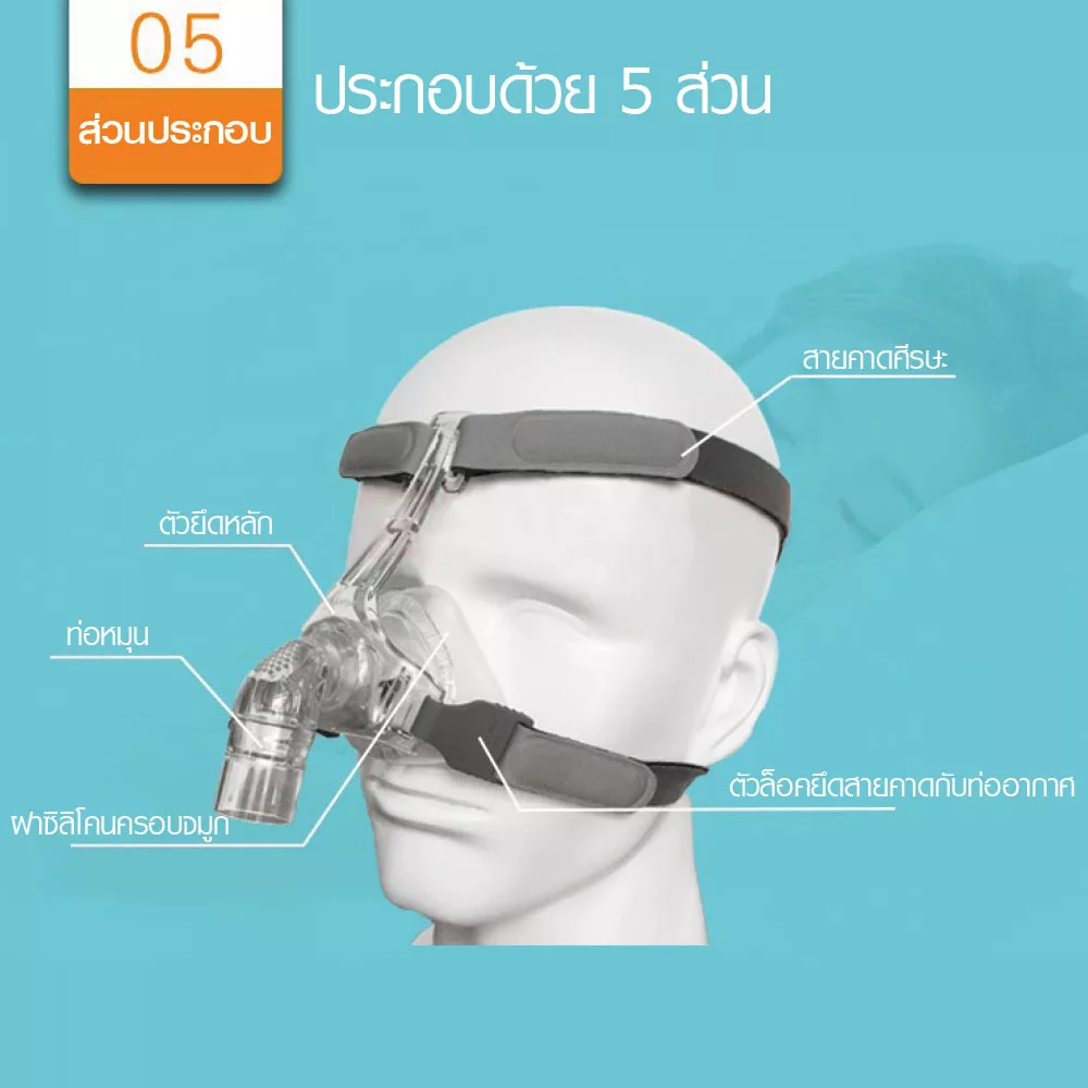 หน้ากากช่วยหายใจ RESCOMF NM-002-TM หน้ากากช่วยหายใจ RESCOMF NM-002-TM