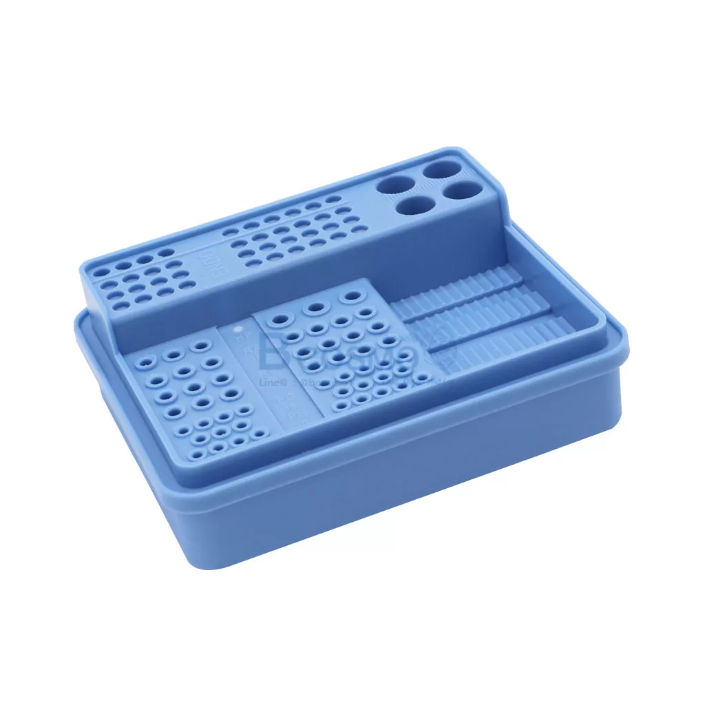 กล่องเครื่องมือทันตกรรม dental endo box 13x11x7 cm.