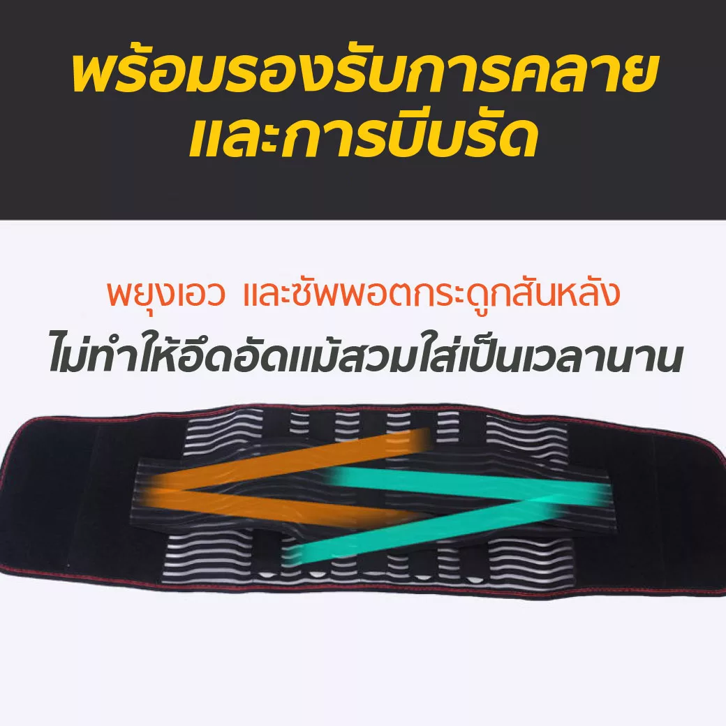 เข็มขัดพยุงเอว LS SUPPORT แบบระบายอากาศ เข็มขัดพยุงเอว LS SUPPORT แบบระบายอากาศ