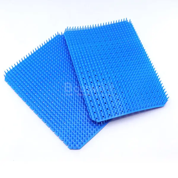 กล่องใส่เครื่องมือ นึ่งฆ่าเชื้อ อะลูมิเนียม แผ่นซิลิโคน 2 ชิ้น 24 x 17.5 x 5.5 cm. สีน้ำเงิน
