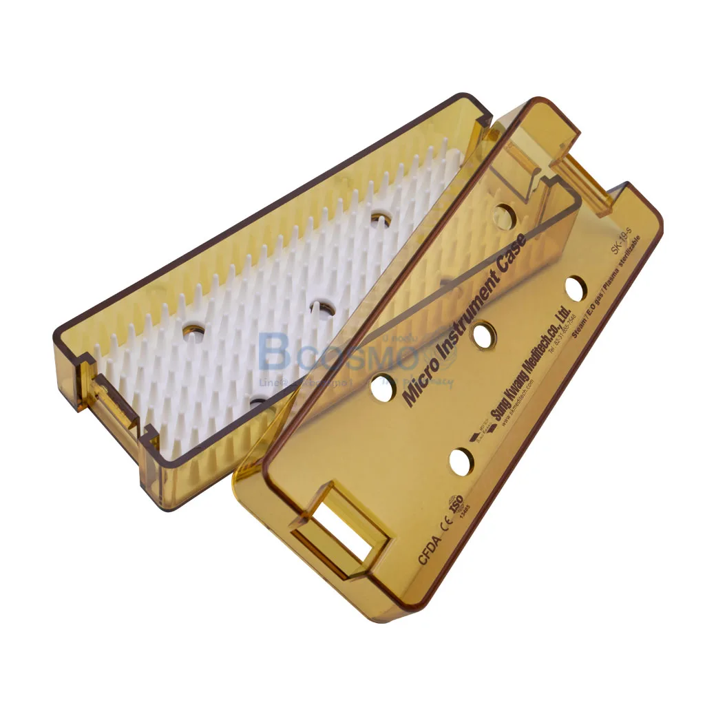 นึ่งฆ่าเชื้อ Sung Kwan Micro Instrument Case 160x60x30 mm. MT0427 16 6 3 6 1