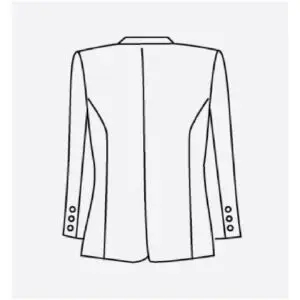 MT0296 S เสื้อสูท GW7108 ผ้าวาเลนติโน่สีขาว 1