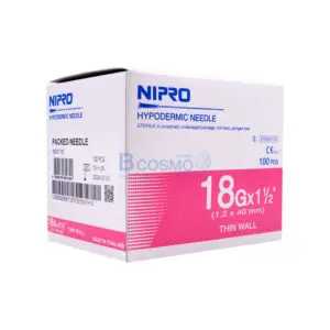 NIPRO 18Gx1 1 2 นิ้ว 1100 ชิ้น EF0903 18x1 5