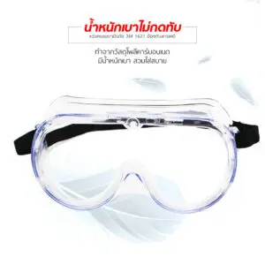 แว่นครอบตานิรภัย 3M 1621 ป้องกันสารเคมี MT0608 1