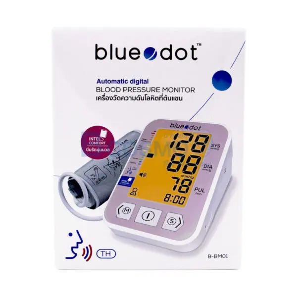 BP0018 เครื่องวัดความดันโลหิต bluedot B BM01 พูดไทย ลายน้ำ1