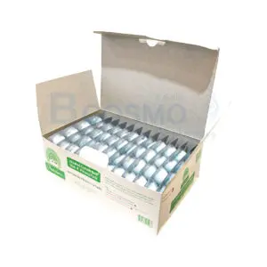 EF0350 สำลีชุบแอลกอฮอล 8 ก้อน ตรารถพยาบาล