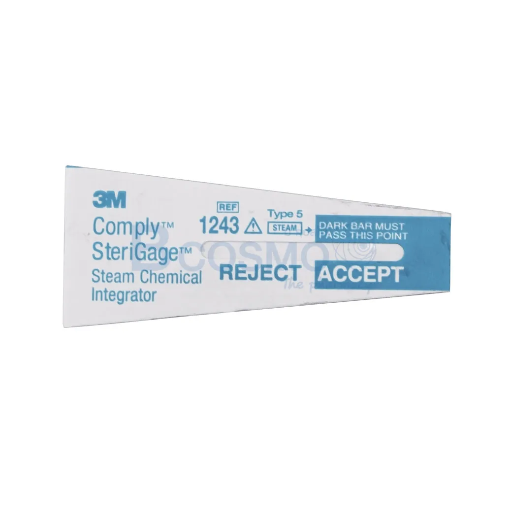 MT0437 แผ่นตรวจสอบการฆ่าเชื้อ 3M COMPLY STERIGAGE 1243A ลายน้ำ2 MT0437 แผ่นตรวจสอบการฆ่าเชื้อ 3M COMPLY STERIGAGE 1243A ลายน้ำ2