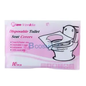 กระดาษรองฝาชักโครกแบบพกพา Fold Toilet Seat Covers