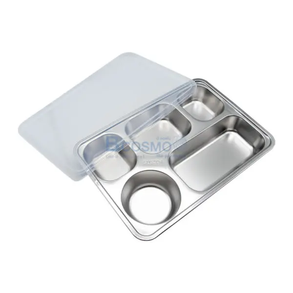 304 5 ช่อง พร้อมฝา ขนาด 23.3x30.4x4.4 cm. C MT1008 5 5