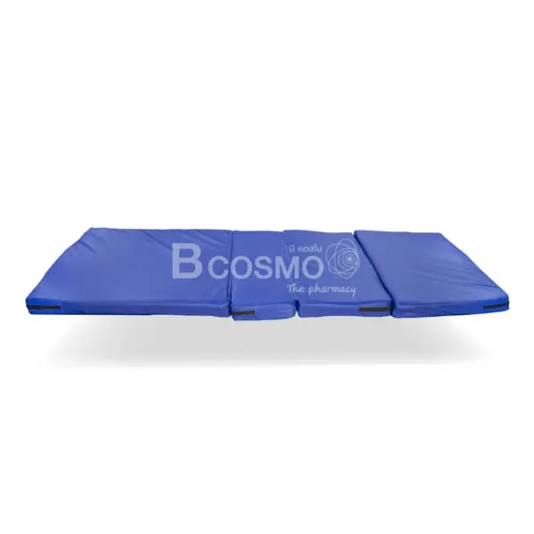 ที่นอนฟองน้ำอัด 2 นิ้ว + ยางพารา 1 นิ้ว 4 ตอน สีน้ำเงิน