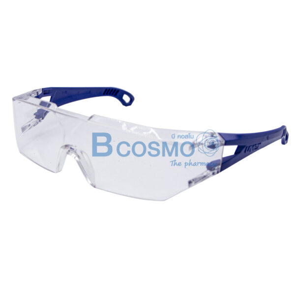 แว่นตานิรภัย UVEX 9065129 ขาสีน้ำเงิน ป้องกันฝุ่นละอองกันฝ้า
