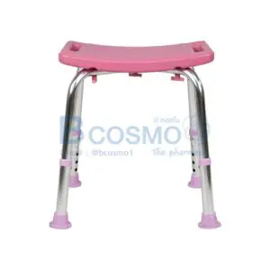 เก้าอี้นั่งอาบน้ำ ไม่มีพนักพิง RKF-6601 สีชมพู