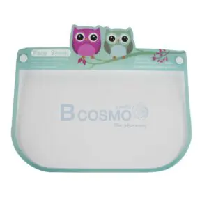 หน้ากากป้องกันสารคัดหลั่งแบบฟองน้ำ FACE SHIELD แฟชั่น