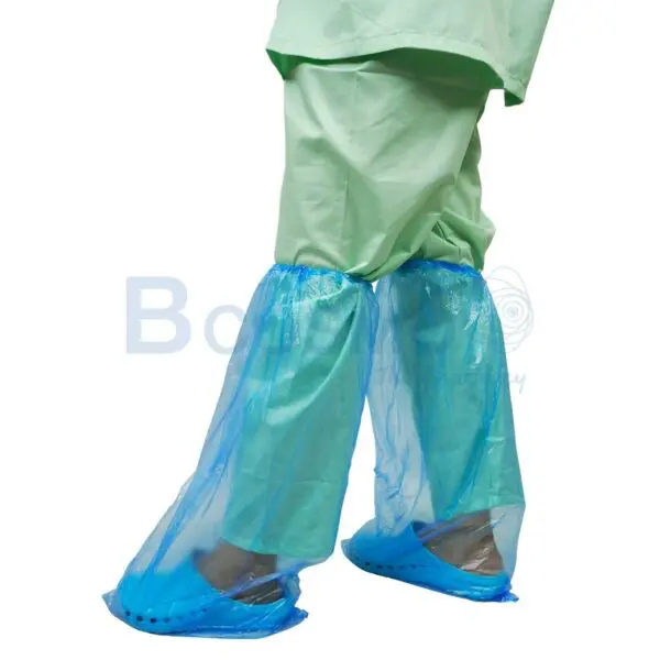 ถุงคลุมขา สีฟ้า leg cover 35x66 cm.