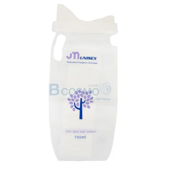 ถุงยืนปัสสาวะแบบใช้แล้วทิ้ง JM-UNISEX 700 ml.