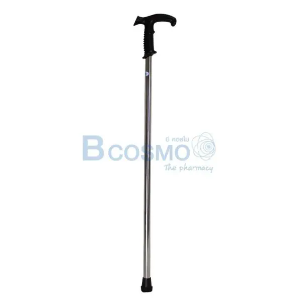 ไม้เท้าสแตนเลส 304 ขนาด 89 cm.