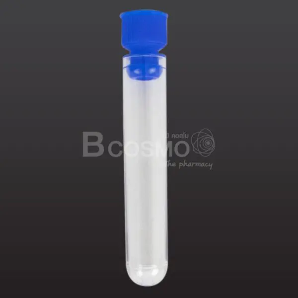 หลอดทดลองพลาสติกพร้อมฝาจุก
