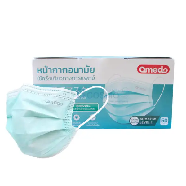 หน้ากากอนามัยทางการแพทย์ Omedo [50 ชิ้น/กล่อง] - Image 4
