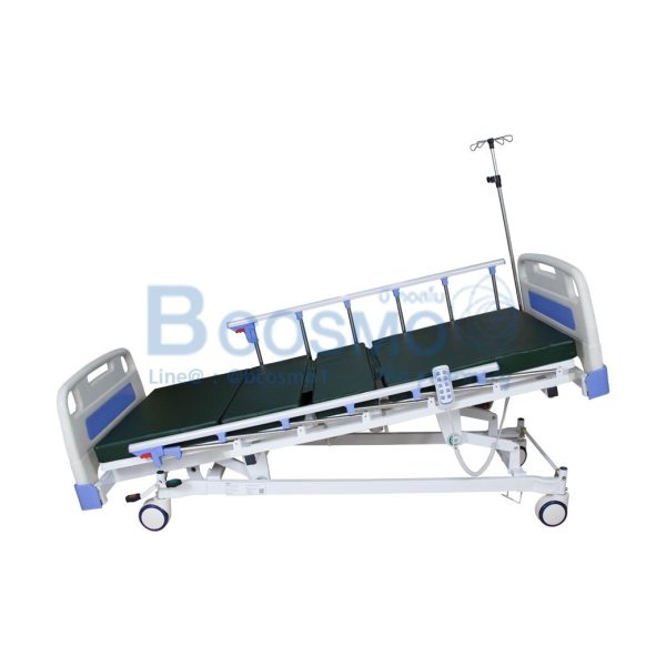 เตียงผู้ป่วยไฟฟ้า 5 ฟังก์ชัน ราวสไลด์ SLD-A51-111