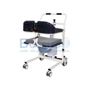 รถเข็นเคลื่อนย้ายผู้ป่วยไฟฟ้า พร้อมนั่งถ่าย YD-889E ขนาด 21 นิ้ว