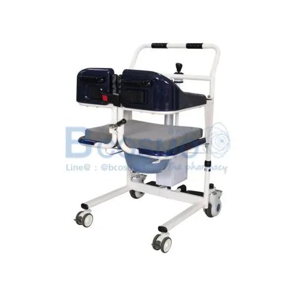 รถเข็นเคลื่อนย้ายผู้ป่วยไฟฟ้า พร้อมนั่งถ่าย YD-889E ขนาด 21 นิ้ว